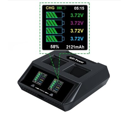 Изображение 4 Зарядное устройство для дрона GiFi Power Fast Balance Charger (H3CHG)
