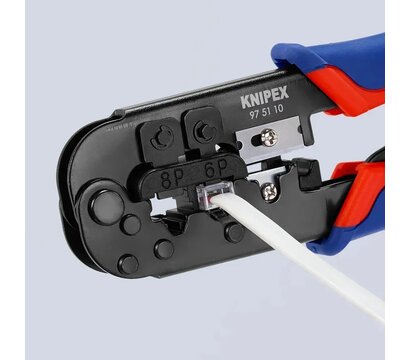 Изображение 4 Инструмент обжимной Knipex Western 190мм (97-51-10-SB)