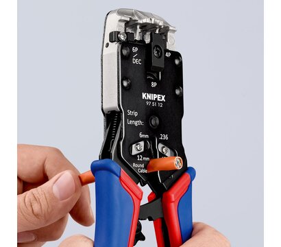Изображение 4 Клещи обжимные Knipex Western 200мм (97-51-12)