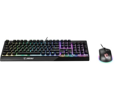 Зображення 4 Комплект мишка + клавіатура MSI Vigor GK30 Combo Black (S11-04UA212-CLA)