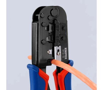 Изображение 6 Инструмент обжимной Knipex Western 190мм (97-51-10-SB)