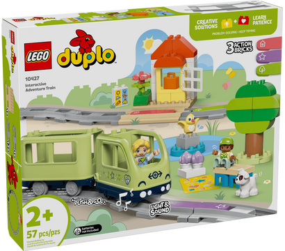 Зображення 2 Конструктор Lego Duplo Town Интерактивный приключенческий поезд (10427)