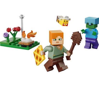 Изображение 2 Конструктор Lego Minecraft Конфликт у костра Алекса (307320
