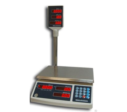 Изображение 2 Торговые весы ІКС ICS 15NT со стойкой