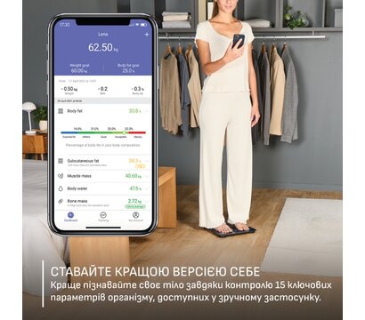 Зображення 3 Вага діагностичні Tefal GoodVibes Life+ BM9720F0