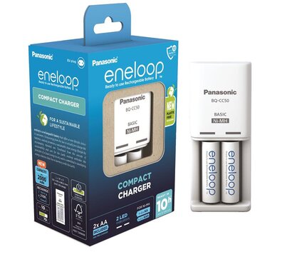 Зображення 4 Зарядка для батарейок Panasonic Compact Charger+ 1.2V