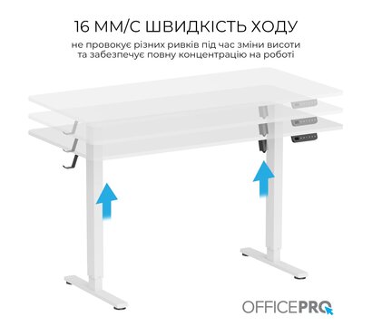 Зображення 4 Стіл для геймерів OfficePro ODE1470W