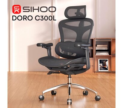 Зображення 5 Крісло Sihoo Doro C300L Mesh Black (DORO-C300L-A3-101)