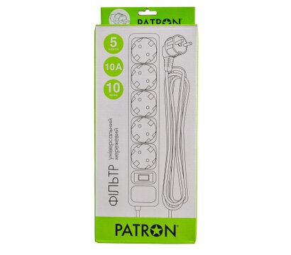 Изображение 2 Patron SP-10510 5р Black (EXT-PN-SP-10510) 5 розеток