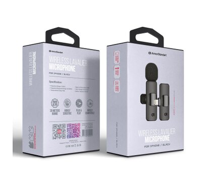 Изображение 2 Микрофон Armorstandart ASM1 для iPhone Black (ARM80099) петличный