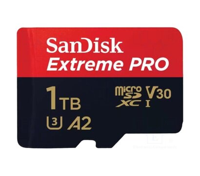 Зображення 2 Карта пам`яті SanDisk Extreme Pro V30 microSD C10 UHS-I U3 1TB + SD (SDSQXCD-1T00-GN6MA)