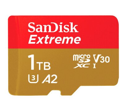 Зображення 2 Карта пам`яті SanDisk Extreme V30 microSD C10 UHS-I U3 1TB + adapter (SDSQXAV-1T00-GN6MA)