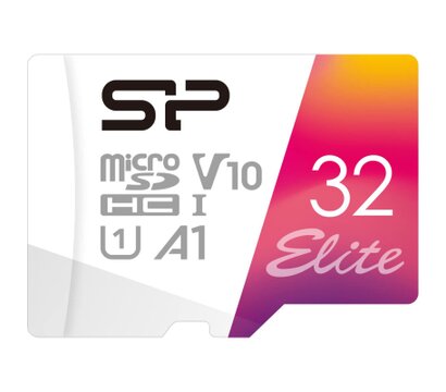 Изображение 2 Карта памяти Silicon Power microSD class10 32GB UHS-I A1 V10 Elite COLOR (SP032GBSTHBV1V20SP)