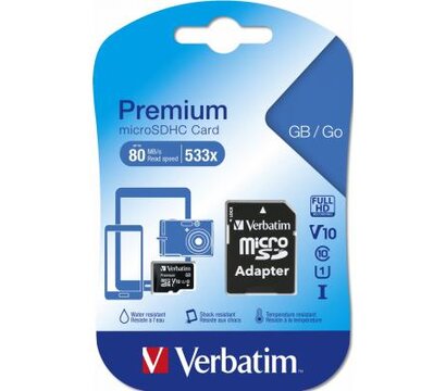 Зображення 2 Карта пам`яті Verbatim microSDHC 32GB class 10 (MDAVR-9/G)