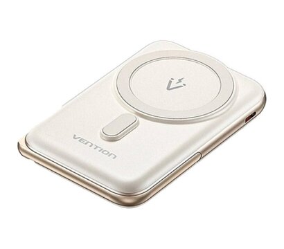 Зображення 2 Батарея універсальна Vention 10000mAh 20W PD USB-C In/Out, QI-15W White (FHNW0)