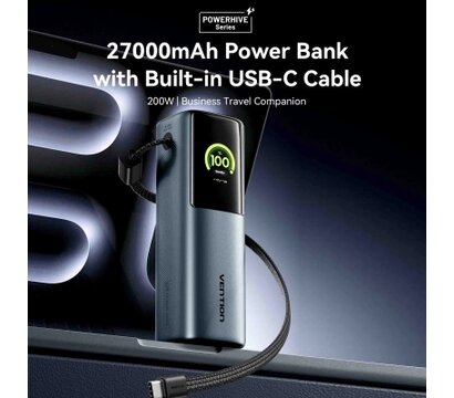 Зображення 3 УМБ Vention 27000 mAh 200W Gray (FKGH0)
