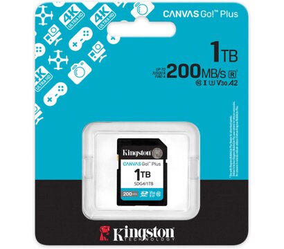 Зображення 3 Карта пам`яті Kingston Canvas Go! Plus SDXC 1TB UHS-I/U3 Class 10 (SDG4/1TB)