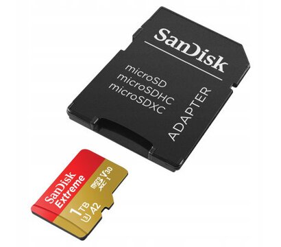 Зображення 4 Карта пам`яті SanDisk Extreme V30 microSD C10 UHS-I U3 1TB + adapter (SDSQXAV-1T00-GN6MA)