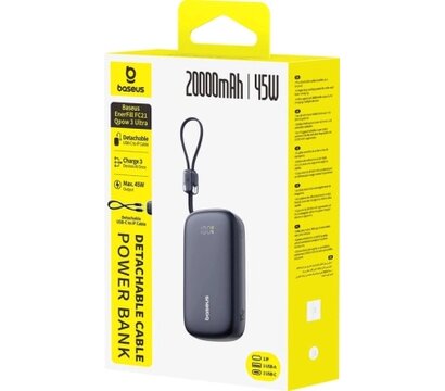 Изображение 5 УМБ Baseus EnerFill FC21 Qpow 3 Ultra 20000mAh 45W Black (E0027P00)