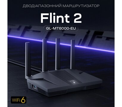 Зображення 6 Роутер GL.iNet Flint 2 (GL-MT6000-EU)