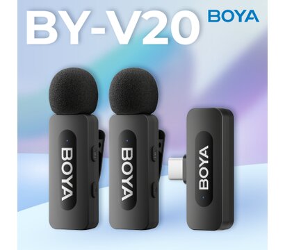Зображення 6 Мікрофон Boya BY-V20 Type-C Black петличный