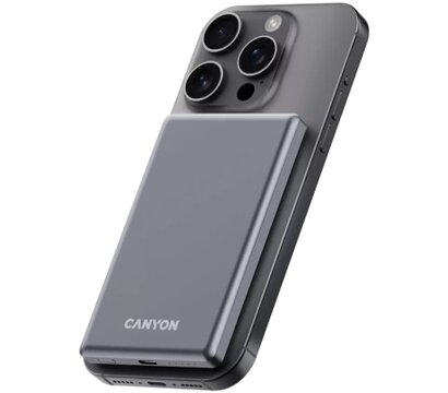 Изображение 6 Повербанк Canyon 5000mAh OnPower 505 slim PD/20W Dark Grey (CNS-CPB505DG)