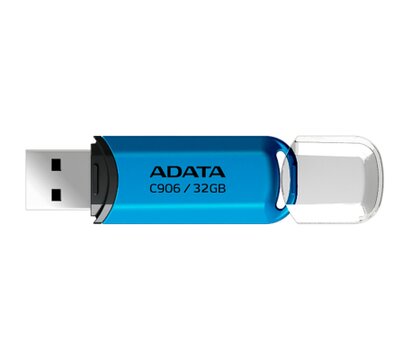 Изображение 2 Накопитель USB Adata C906 32GB USB 2.0 Blue (AC906-32G-RWB)