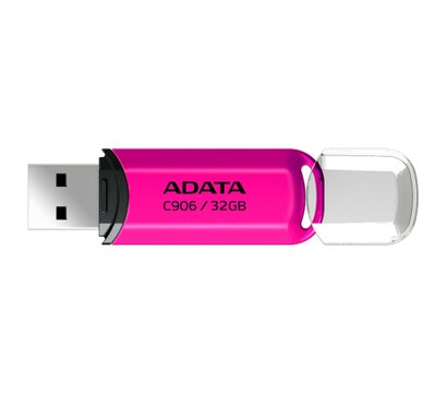 Изображение 2 USB флешка Adata C906 32GB USB 2.0 Pink (AC906-32G-RPP)