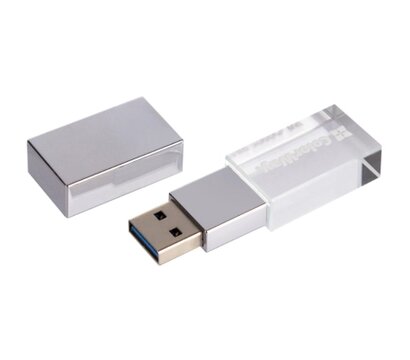 Зображення 3 USB флешка ColorWay 64GB ColorWay Crystal USB 3.0 (CW-USBCL64)