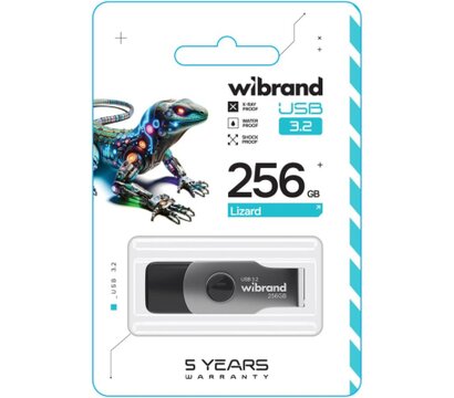 Изображение 3 Накопитель USB Wibrand Lizard 256GB USB 3.2 Black (WI3.2/LI256P9B)