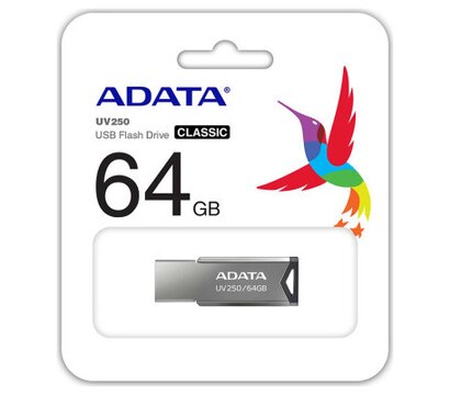 Изображение 4 USB флеш накопитель Adata AUV 250 64GB USB 2.0 Black (AUV250-64G-RBK)