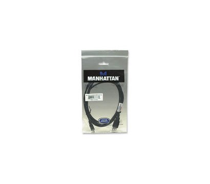 Зображення 2 Кабель Intracom Manhattan USB 2.0 AM-mini 5PM 1.8m Black — 333375