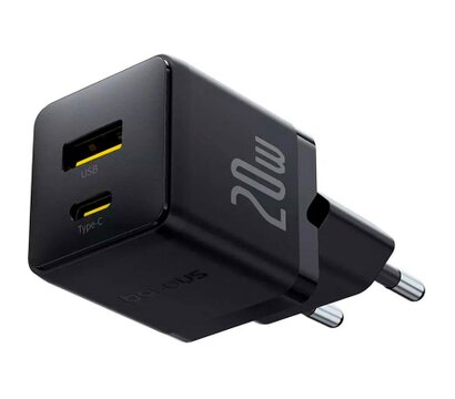 Зображення 2 Зарядний пристрій Baseus Palm Fast Charger C+U 20W black (P10111608113-00)