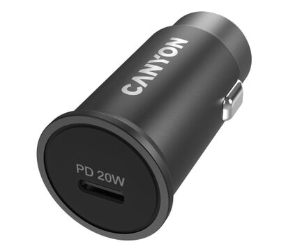 Зображення 2 Зарядний пристрій Canyon PD 20W Pocket size car charger (CNS-CCA20B)