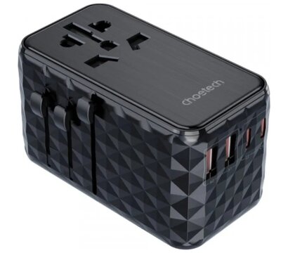 Изображение 2 Зарядное устройство Choetech 4xUSB 100W PD (2хUSB-C+2хUSB-A) сharger diamond model black (PD6028-BK)
