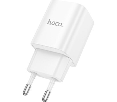 Зображення 2 Зарядний пристрій Hoco C149A Charm 1xUSB-C PD30W + 1xUSB QC3.0 White (6942007630337)