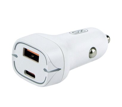 Зображення 2 Зарядний пристрій XO 1xUSB QC3.0 + 1xUSB-C PD20W white (CC37-WH)