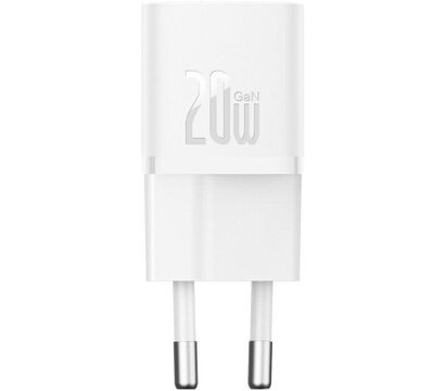 Зображення 3 Зарядний пристрій Baseus GaN5 Fast Charger USB-C 20W white (CCGN050102)
