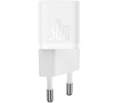 Зображення 3 Зарядний пристрій Baseus GaN5 Fast Charger USB-C 30W + Cable 1.0m Type-C 100W white (P10110902213-00)