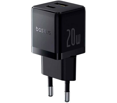 Зображення 3 Зарядний пристрій Baseus Palm Fast Charger C+U 20W black (P10111608113-00)