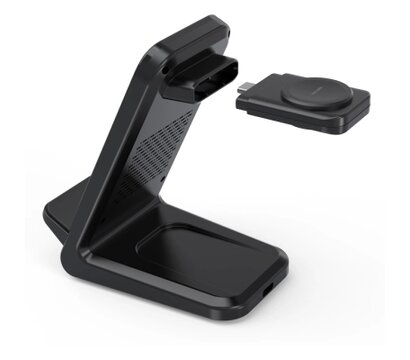 Зображення 3 Зарядний пристрій Choetech Wireless 3-in-1 15W black (T608-F)