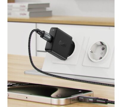 Зображення 4 Зарядний пристрій Acefast A65 USB-C PD20W GaN ultra-thin Black (6974316282686)