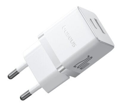 Изображение 4 Зарядное устройство Baseus Palm Fast Charger C+U 20W moon white (P10111608213-00)