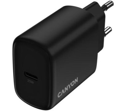 Зображення 4 Зарядний пристрій Canyon OnCharge 250 25W 1xPD EU Black (CNE-CHA250-11)