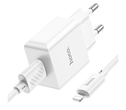 Зображення 4 Зарядний пристрій Hoco C106A charger set(iP) White (6931474783899)