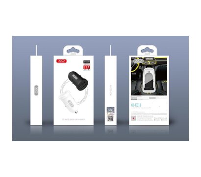 Зображення 4 Зарядний пристрій XO CC18 2.1A/2 USB Black (XO-CC18-BK)