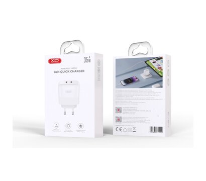 Зображення 4 Зарядний пристрій XO L140 35W 2xUSB-C PD White