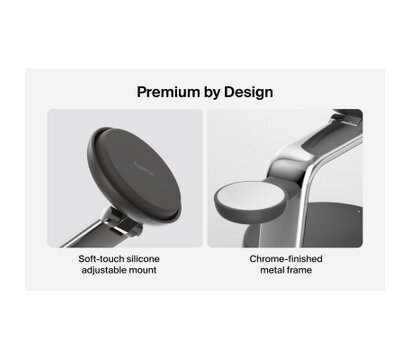 Зображення 5 Зарядний пристрій Belkin UltraCharge Pro Wireless 3-in-1 25W charcoal (WIZ040KQCH)