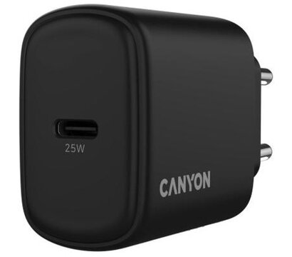 Зображення 5 Зарядний пристрій Canyon OnCharge 250 25W 1xPD EU Black (CNE-CHA250-11)