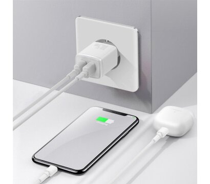 Зображення 6 Зарядний пристрій Baseus Compact Charger 2U White (CCXJ010202)